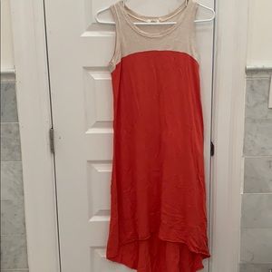 Anthropologie Aiko  hi-low hem tank dress